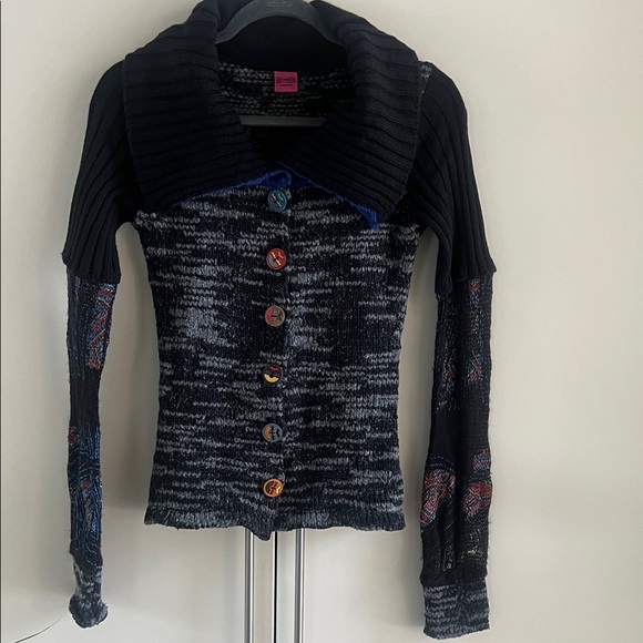 Save The Queen Sweaters - Save the Queen Mohair Blend Y2K Style Cardigan